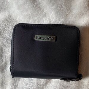 Limited Too Elegant Black Zip Wallet